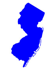 Image showing Map of New Jersey