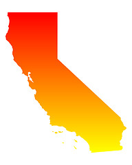 Image showing Map of California