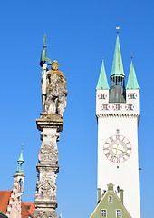 Image showing Tower in Straubing, Bavaria