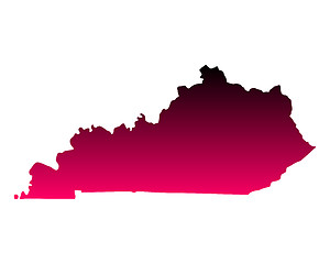Image showing Map of Kentucky