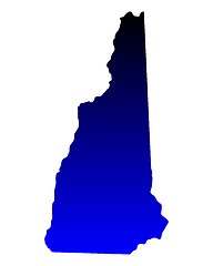 Image showing Map of New Hampshire