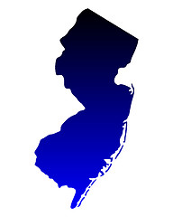 Image showing Map of New Jersey