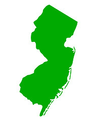 Image showing Map of New Jersey