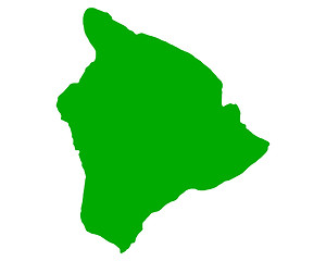 Image showing Map of Hawaii