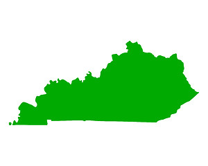 Image showing Map of Kentucky