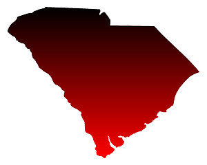 Image showing Map of South Carolina