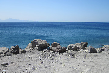 Image showing Greece sea in the hot summer