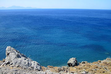 Image showing Greece sea in the hot summer