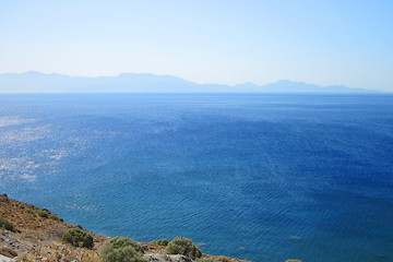 Image showing Greece sea in the hot summer