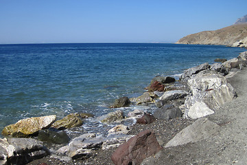 Image showing Greece sea in the hot summer