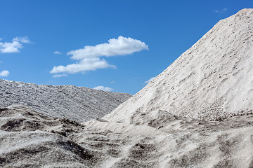 Image showing Commercial production of salt