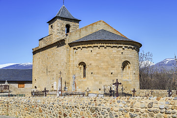 Image showing church of Sant Marti d?Hix France