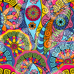 Image showing Seamless colorful pattern