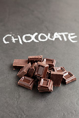 Image showing Chocolate squares