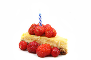 Image showing fresh cheesecake 