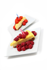 Image showing fresh cheesecake 