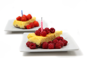 Image showing fresh cheesecake 