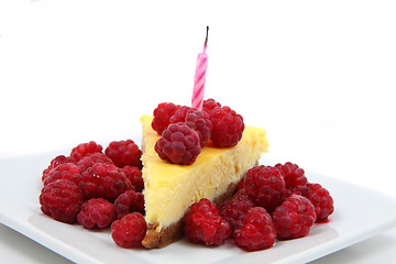 Image showing fresh cheesecake 