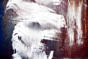 Image showing Iron grunge halftone background