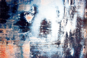 Image showing Iron grunge halftone background