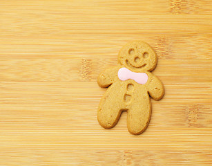 Image showing Gingerbread Man cookie for xmas