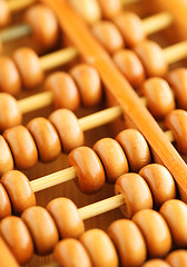 Image showing old abacus close up