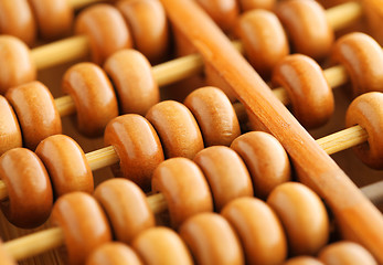 Image showing old abacus close up