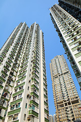 Image showing apartment block in Hong Kong