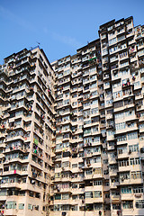 Image showing Old apartment in Hong Kong