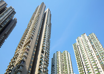 Image showing apartment block in Hong Kong