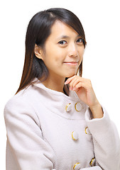 Image showing young asian woman