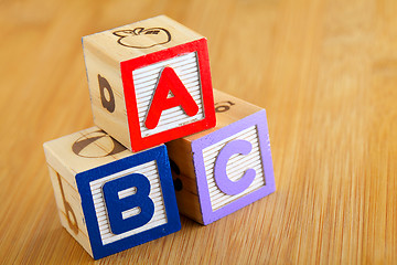 Image showing ABC Block