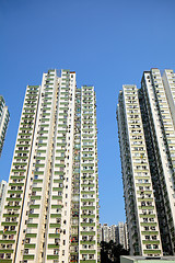 Image showing apartment block in Hong Kong