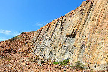 Image showing Hong Kong Geographical Park , hexagonal column