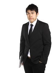 Image showing young asian business man