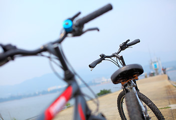 Image showing bicycle close up