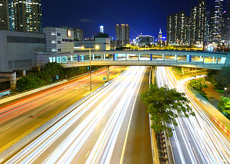 Image showing traffic in urban at night