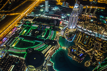 Image showing Dubai downtown. East, United Arab Emirates architecture