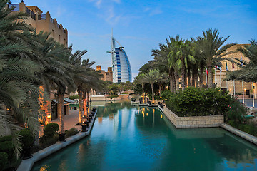 Image showing Burj Al Arab is a luxury 5 stars hotel