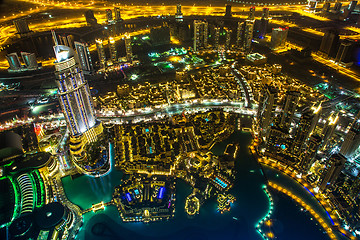 Image showing Dubai downtown. East, United Arab Emirates architecture