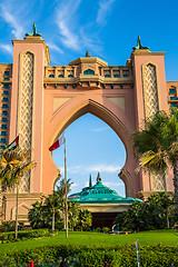 Image showing Atlantis, The Palm Hotel in Dubai, United Arab Emirates