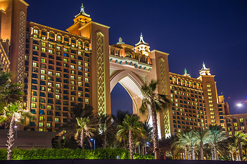 Image showing Atlantis, The Palm Hotel in Dubai, United Arab Emirates