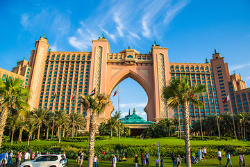 Image showing Atlantis, The Palm Hotel in Dubai, United Arab Emirates