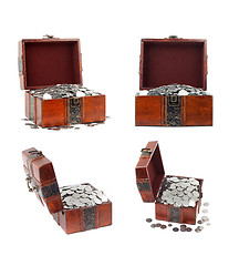 Image showing Treasure Chest. Isolated on a white background