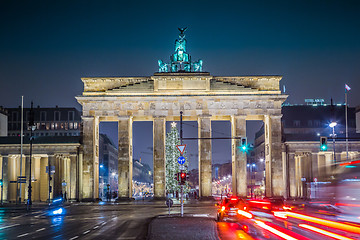 Image showing Brandenburg Gate in Berlin - Germany