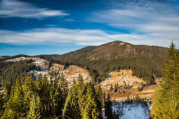 Image showing landscape  in mountains Carpathians, Ukraine