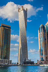 Image showing Dubai Marina cityscape, UAE