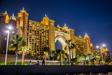 Image showing Atlantis, The Palm Hotel in Dubai, United Arab Emirates