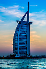 Image showing Burj Al Arab is a luxury 5 stars hotel