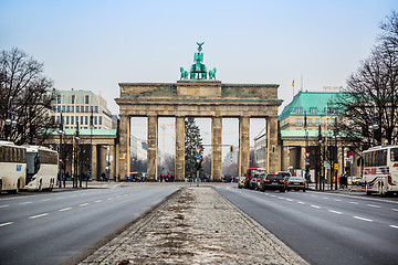 Image showing Brandenburg Gate in Berlin - Germany